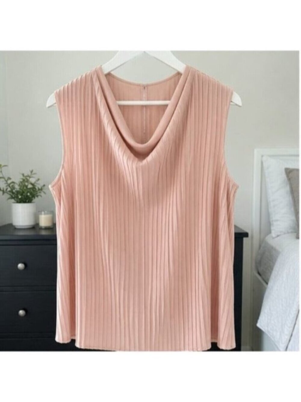 Olive Smocked Top